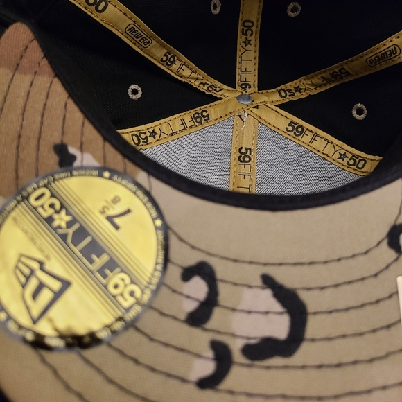 San Antonio Spurs fitted desert camo/black new - Picture 4 of 5